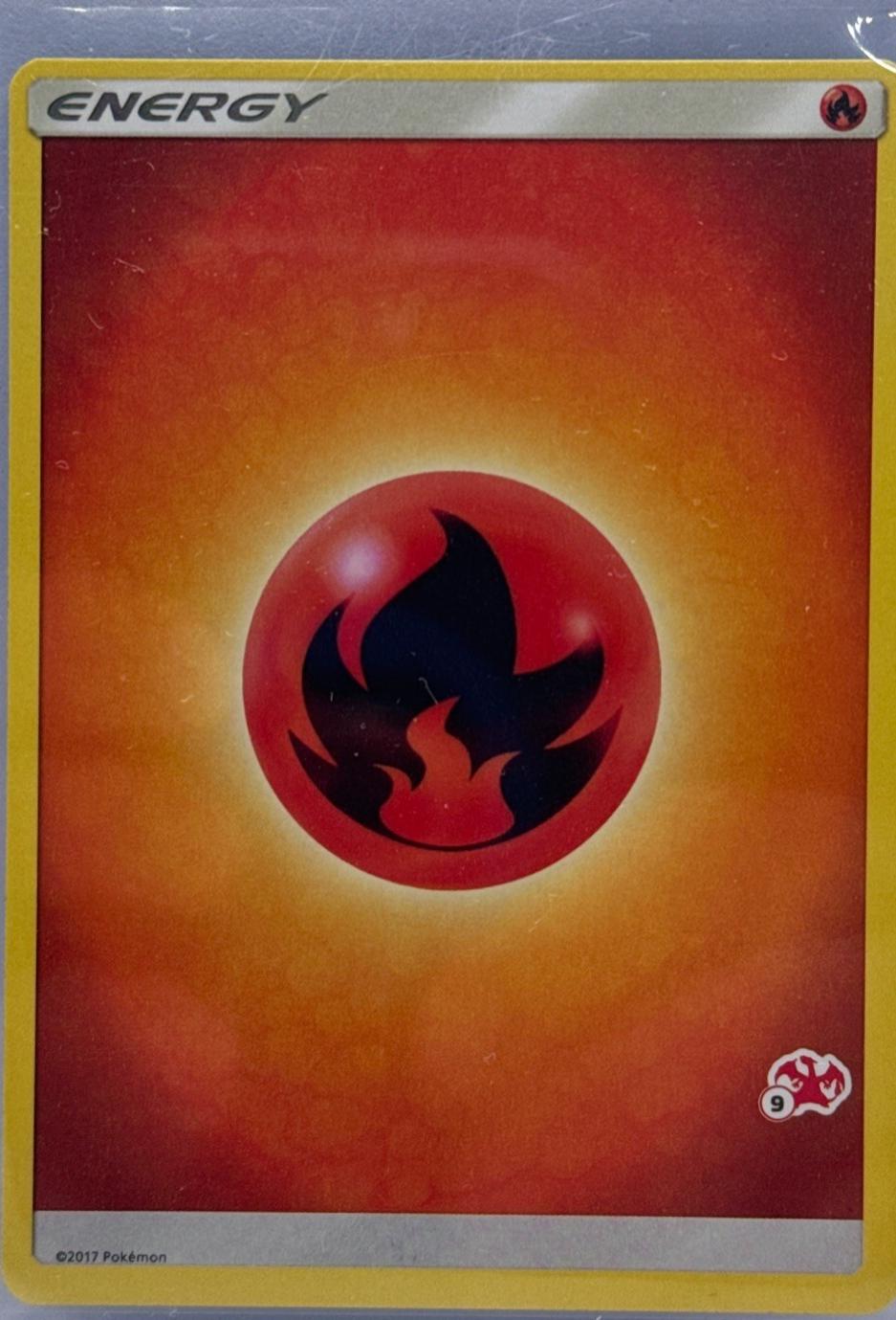 2020 Battle Academy Fire Energy Pokémon card